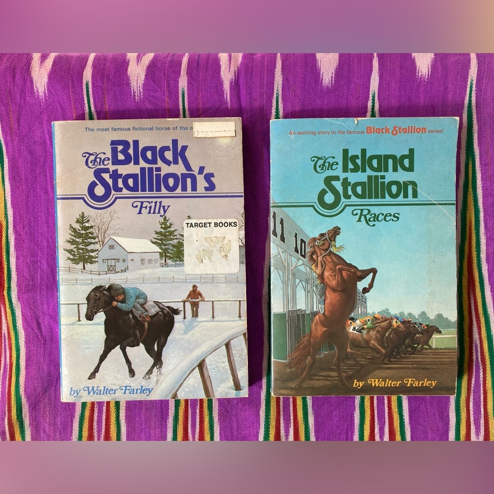 The Black Stallion Series Novels - 2 Paperback Novels